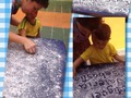 #escritura #juego #aprendizaje #aprendizajesignificativo #aprendizajedivertido #creatividad #niños #niñas #bebes #nenes #QUERUBINES #cuidandoangelitos #guarderia #maternal #Mérida #Venezuela #LaPedregosa