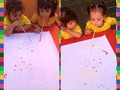 #arte #salpicado #pitillos #soplar #creatividad #bebés #niños #QUERUBINES #cuidandoangelitos #aprendizaje #aprendizajesignificativo #guarderia #maternal #Mérida #Venezuela #LaPedregosa