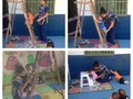 #ejercicio #escalera #niños #bebes #Cariño #cuidados #creatividad #Maternal #formación #profesoras #planificación #guarderia