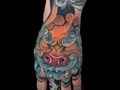 Mano realizada en dos sesiones . Perro foo . Espero les guste