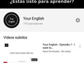 En mi canal de YouTube está mi primer vídeo de Ingles. I hope you like. Don't forget to subscribe and share it. El link está en la bio de mi perfil.