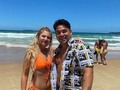 Un lugar hermoso con una persona hermosa, te amo 💕