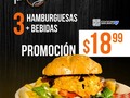 ¡Promoción válida hasta el domingo 28 de mayo! . Haz tu orden a través de @menuqr.ve o visita nuestras instalaciones y conoce el sabor de nuestras hamburguesas.  PROMOCIÓN: • 03 Hamburguesas  • 03 Bebidas  ✓ PRECIO: $18,99  #terracesteak #juliocesaryl #lecheria #hamburguesa #promoflash