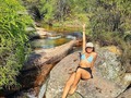 Escondida entre montañas y hermosos paisajes, están Las Gachas🍃. Una maravilla natural, que según geólogos se han formado por una intensa actividad volcánica, reacomodamiento de las placas tectónicas y la constancia del agua que ha hecho de cada pozo más profundo, generando jacuzzis naturales🏊🏻‍♀️.   ¿Con quién irías a este lugar?😮‍💨❤️.  #lasgachas #santander #paisaje #travel #traveller #viajeros #viajero #viajes #lugares #recomendación #viajaporcolombia #colombia