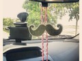 My new love #mustache #car #fashion #fun
