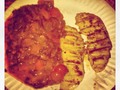 Popeye lunch : Espinacas con tomate y pollito =P