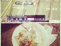 Mi tarde = #Nfl, lasagna de vegetales
