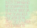 No me abandones angelito...
