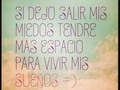 A liberar mis miedos se ha dicho !!!