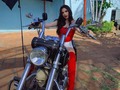La última de su amiga la más motociclista del condado Jaja 😜🖤😅🏍️