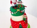 Merry Christmas every body ⛄🎅🎄algo tarde pero con mucho amor les traigo este hermoso cake para estás fechas tan especiales 😍😍 y vienen más hermosos pasteles para compartirles ❤  #ciudadojeda #cabimas #maracaibo #lagunillas #zulia #venezuela #vzla #merrychristmas #christmascake #bolodecorado #fondant #fondantcake #tortasinfantiles #fiestasinfantiles #festasinfantiles #cakeart #sugarart #arteenazucar #cakestragram #cakedesignaer #cakedecorator #hechoenvenezuela #talentovenezolano
