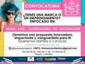 Si tienes una marca o una empresa emergente, está es tu oportunidad o si conoces a una comparte esta información