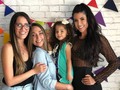 Celebrando el cumple de la consentida @garciayulma 😍 @kristyespinoza @babygailoficial2020 !! Qué está comiendo Gail ?