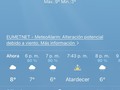 El clima hoy está como para no salir.