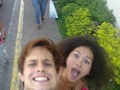 Despues de tanto mirarnos ahora nos siguen #selfie #surprise #wecanseeU #crazy #smile #hair #eyes #wecantstop #pelua #instamoments #loveU #follow #instagood #funny #running #likeit #tagsforlike #likeforlike
