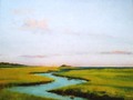 Summer Solstice Seascape Painting - Mattapoiset, MA