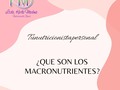 En nutrición, los macronutrientes son aquellos nutrientes que suministran la mayor parte de la energía metabólica del cuerpo.   Los 3 macronutrientes son los carbohidratos, la proteína y las grasas. Estos son los proveedores principales de nutrientes. Además de darle al cuerpo energía, los macronutrientes sirven para otras funciones vitales.  Las proteínas y los carbohidratos aportan 4 calorías por gramos consumido, mientras que las grasas aportan 9 calorías por cada gramos que se ingiera. . . . #nutricionista #macronutrientes #proteina #grasas #carbohidratos #lcdakarlamedina #consultanutricional #consultapresencial #consultaonline #bajardepeso #dietaketo #ayunointermitente #nutricionistaucv #cambiodevida #esteticacorporal #esteticafacial #mesoterapia #radiofrecuencia   #cirugiabariatrica #mangagastrica  #bypassgastrico #balonintragastrico #balonelite #elite #obesidad #sobrepeso #caracas #venezuela
