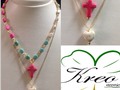 #collar #doble #cruz #corazon #accesorio #talentovenezolano #diseñovenezolano #kreoaccesorios 🍀