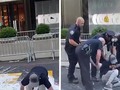 Man Paints Over NYC Trump Tower 'BLM' Street Mural, Gets Arrested