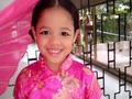 Ella de China para el acto del #CEA Caracas 2013! Te amo hija, DTB!