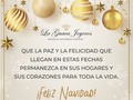 La familia 𝐋𝐀 𝐆𝐔𝐀𝐂𝐀 𝐉𝐎𝐘𝐄𝐑𝐎𝐒 💎💍 les desea una feliz navidad en donde la paz y la felicidad permanezcan en sus hogares y sus corazones para toda la vida.🎄❤️