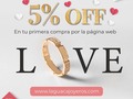 Queremos celebrar contigo #SanValentin ingresa a nuestra página web y recibe un -5% OFF en tu primera compra💖 últimas horas para sorprender a tu pareja ¡Ingresa ya!