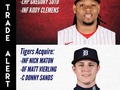Los Philadelphia Phillies están adquiriendo a Gregory Soto y Kody Clemens de los Detroit Tigers a cambio de Nick Maton, Matt Vierling y Donny Sands, según Jon Morosi y Jim Salisbury.