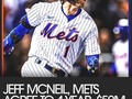 Jeff McNeil y los Mets están de acuerdo en una extensión de contrato de 4 años y 50 millones de dólares, con una posible opción de club de quinto año por valor de hasta 63,75 millones de dólares, por Jeff Passan.