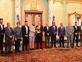 Campeones Nacionales y del Caribe visitan Palacio Nacional
