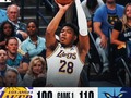 Rui Hachimura se fue por 29 PTS el 11/14 FG cuando los Lakers cerraron en una carrera de 15-0 para recoger el Juego 1 W en Memphis!  Austin Reaves: 23 PTS, 3 REB, 4 AST  AD: 22 PTS, 12 REB, 3 STL, 7 BLK  JJJ: 31 PTS, 5 REB, 4 AST  #NBAPlayoffs presentados por Google Pixel 👀