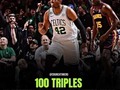 Al Horford alcanza triple en la historia de Playoff como Centro
