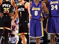 Devin Booker y Kevin Durant han anotado 25 puntos cada uno en los 5 partidos en lo que va de la postemporada.  Eso coincide con Kobe Bryant y Shaquille O' Neal por la racha más larga de un par de compañeros de equipo para comenzar una postemporada en la historia de la NBA 🤝☀️