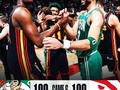 Los Celtics ganan en Atlanta para avanzar a las semifinales de la Conferencia Este 🔥  Jayson Tatum: 30 PTS, 14 REB, 7 AST  Jaylen Brown: 32 PTS, 6-8 3PM  Trae Young: 30 PTS, 10 AST  #NBAPlayoffs presentados por Google Pixel.  📲: