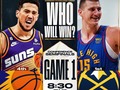 ESTA NOCHE EN DENVER 🍿  Las semifinales de la Conferencia Oeste se dan por un choque de superestrellas.  Soles. Nuggets. 8:30pm/et en TNT.