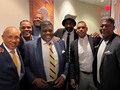 John Starks, Latrell Sprewell, Marcus Camby, Bernard King, Amar'e Stoudemire, Allan Houston y Larry Johnson. 📸  ¡Leyens! 🗽💙🧡