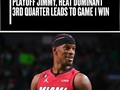 El playoff Jimmy ataca de nuevo 👀  Los Heat dominaron el tercer cuarto para ganar en la carretera en Boston. John Schuhmann tiene las conclusiones clave del Juego 1.  📰: -