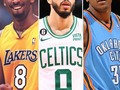 Solo los jugadores de la NBA anotan 2.100 puntos en los playoffs a los 25 años o menos:  Jayson Tatum  Kobe Bryant  Kevin Durant