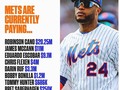 Los Mets de Nueva York están pagando MUCHO dinero a jugadores que no están en la lista.  Saludos a Bobby Bonilla para siempre. 😅