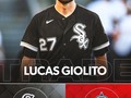 Los Ángeles de Los Ángeles están adquiriendo a Lucas Giolito y Reynaldo López de los Medias Blancas de Chicago a cambio de Edgar Quero y Ky Bush.