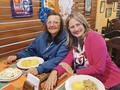Hermosa y grata visita de nuestros amigos @creacionesmargot @qpjhoselin @galupinternet un almuerzo 10/10   #sazon10/10 #almuerzo #almuerzos