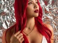 Color Hair Cereza 🍒 Makeup  @ultimatendencia #fotografia @gabrielvelasquezph 💄labial #protagonista @lauragshop By @laugonzalezdiaz