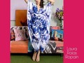 Tie dye silk purple Tunic
