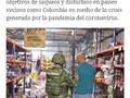 Yo espero que el gobierno tenga listo un buen plan una Buena estrategia porque esto se puede convertir en algo demasiado feo... Un ser humano con hambre es capaz de todo