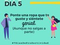 DIA 5- Uffff a Ley de 2 dias para culminar. Muy emocionada de que siguieras hasta aqui y retaras tu productividad.⁣ ⁣ VAMOS A PONERNOS MAS BONITOS😍, fuera pijamas, fuera ropa deportiva, hoy vamos a esmerarnos para estar en casa. Aunque no lo creas reduce el stress y aumenta tu productividad. ⁣ ⁣⁣ 𝐑𝐞𝐜𝐮𝐞𝐫𝐝𝐚 𝐒𝐮𝐛𝐢𝐫 𝐭𝐮 𝐟𝐨𝐭𝐨: Así sé si cumpliste el reto.. tómate tu foto quiero verte bella o buenmoso. jajaja⁣ ⁣⁣⁣⁣⁣ Recuerda utilizar el #7diasdeProductividad para poder 𝐜𝐨𝐦𝐞𝐧𝐭𝐚𝐫𝐭𝐞. ⁣⁣⁣⁣⁣ ⁣⁣⁣⁣⁣ _____________________________________⁣⁣⁣⁣⁣ ⁣⁣⁣ ⁣⁣⁣⁣¿𝐐𝐮𝐢𝐞𝐫𝐞𝐬 𝐮𝐧𝐢𝐫𝐭𝐞?🤩🚀 estas a tiempo! Cada día tendremos un reto diferente, fáciles pero poderosos.⁣⁣⁣⁣⁣ ⁣⁣⁣⁣⁣ CÓMO UNIRTE:⁣⁣⁣⁣⁣ ⁣⁣⁣⁣⁣ 𝐏𝐚𝐬𝐨 𝟏: Activa las notificaciones de esta publicación °°° o entra cada día a mi perfil para que estés informado/a del reto del día.⁣⁣⁣⁣⁣ ⁣⁣⁣⁣⁣ 𝐏𝐚𝐬𝐨 𝟐: Al compartir tu foto en tu instagram usa el hashtag del reto #7diasdeProductividad y etiquétame para ver tu avance.⁣⁣⁣⁣⁣ ⁣⁣⁣⁣⁣ 𝐏𝐚𝐬𝐨 𝟑: Invita a un amigo/a a hacer el reto contigo, será aún más divertido.⁣⁣⁣⁣⁣ #LeidyReynoso #CrecimientoPersonal #Productividad