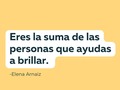 Sé esa mujer que levanta a otra. Nos enseñaron a competir donde en realidad lo que debemos es ayudarnos a brillar.💫  ✨Sé esa que da impulso.  ✨Esa mujer que motiva e inspira.  ✨Aquella que ayuda a ver las cosas como son y no peor de lo que son.  ✨Esa que no teme ni le provoca envidia que otra también tenga éxito.  ¿Que tanto doy de mi a los demás? Pregunta para reflexionar.   🥰Importante: de forma GENUINA y desde el CORAZÓN. Sin esto, ni lo intentes.  Porque, Si quieres más amor, da amor.  Si quieres más dinero, comparte tu dinero. Si quieres más amigos, sé más amigo.  🌈¿Estás de acuerdo? Etiqueta a esa persona que te ayuda a brillar y siempre está ahí para ti✨  #LeidyReynoso