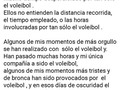 Para unos solo es un jueguito de dominguito, sin entrenar, solo una charamusqueada, solo un puto capricho, solo es Voleibol dicen....