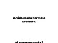 La vida es una hermosa aventura que te invita a volar, sentir, amar, sonreír, llorar, jugar, ganar, perder, tropezar, pero siempre te da una nueva oportunidad de levantar la mirada y ser más fuerte con cada experiencia.  #aquipensando #leccionesdevida