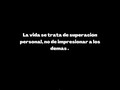 Eres tú contra ti,no tú contra ellos.  #aquipensando