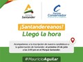 Nos vemos mañana en Bucaramanga!!! @mauricioaguilarh @siempresantanderpiedecuesta
