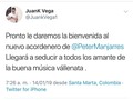 By @juankvega1 - Pronto le daremos la bienvenida al nuevo acordenero de @petermanjarres . Llegará a seducir a todos los amante de la buena música vállenata